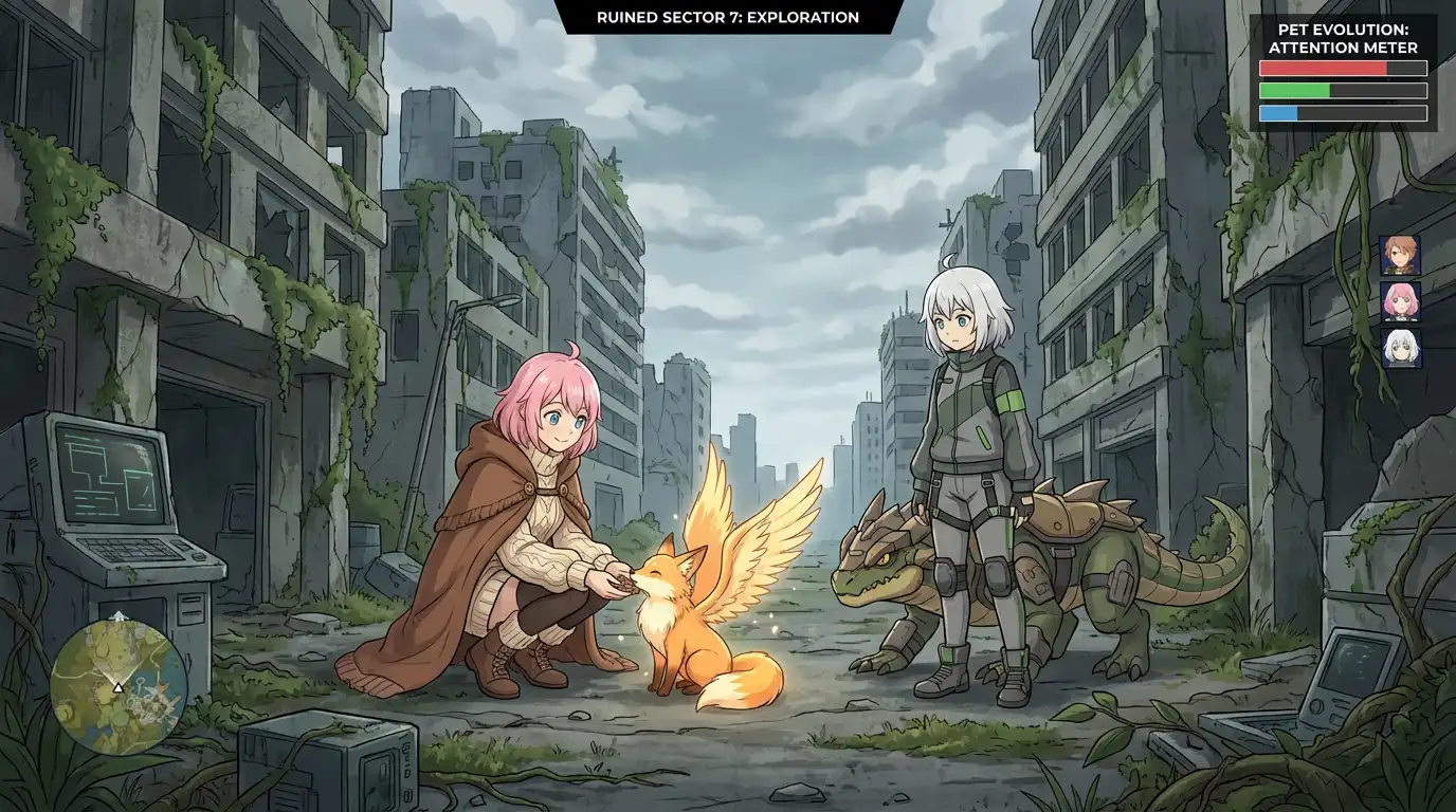 Placeholder: Multiplayer session with players visible in same level with position sync