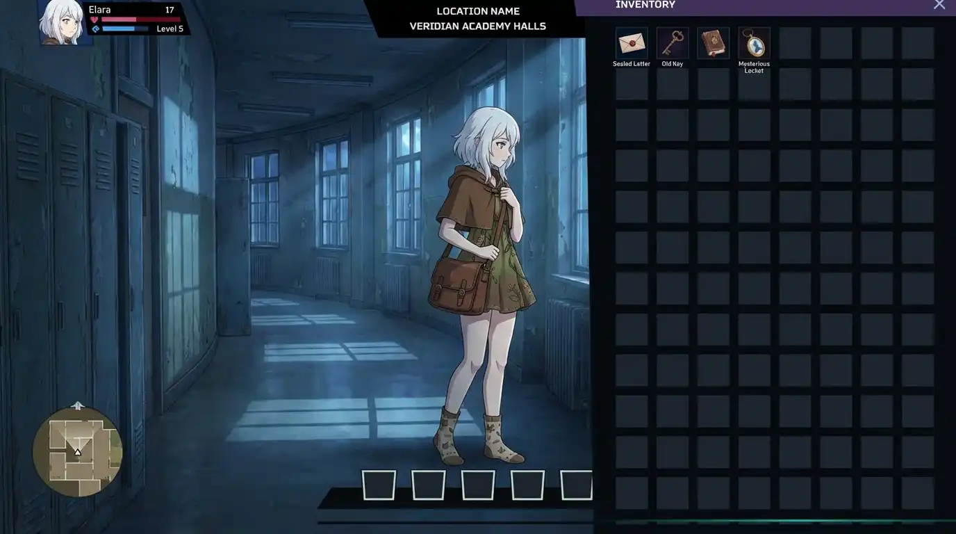 Placeholder: Platformer stage editor with platforms, spawn points, sprite assets