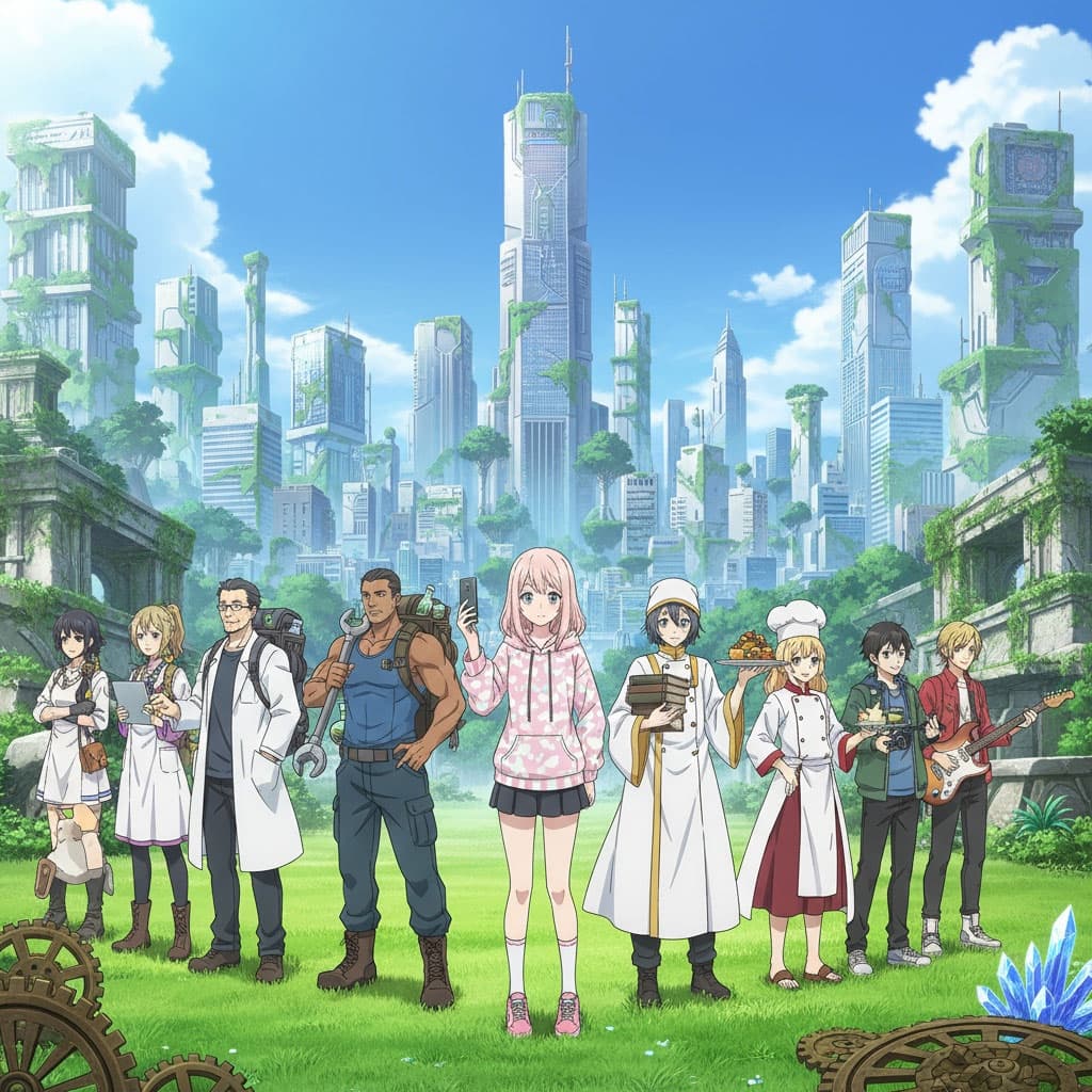 Dashboard view showing an NPC character card with chat thread, tool configuration, and autonomy controls, futuristic UI with warm accent colors